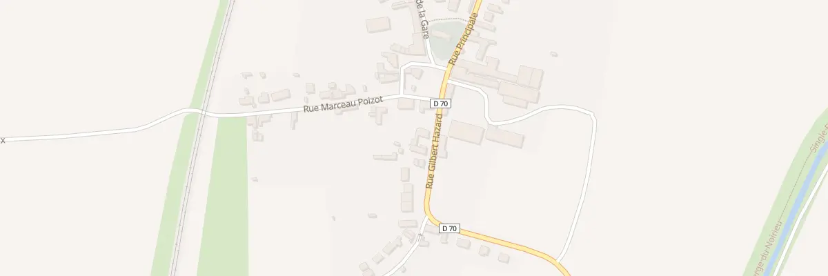 Plan du 2 Rue Gilbert Hazard à Croix-Fonsomme