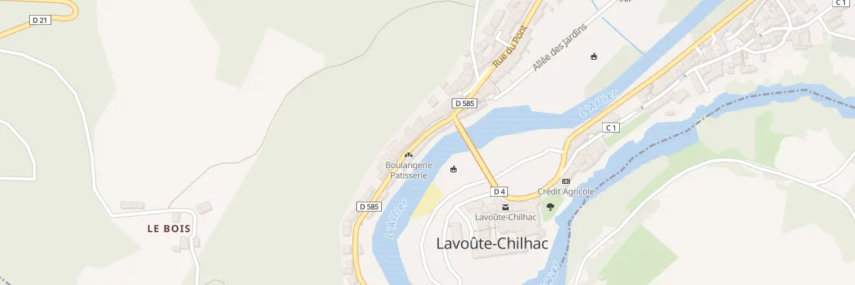 Plan du 5213 Le Bourg à Lavoûte-Chilhac