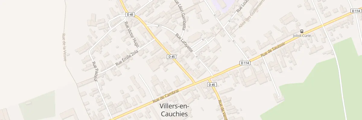 Plan du 10 Rue de la République à Villers-en-Cauchies