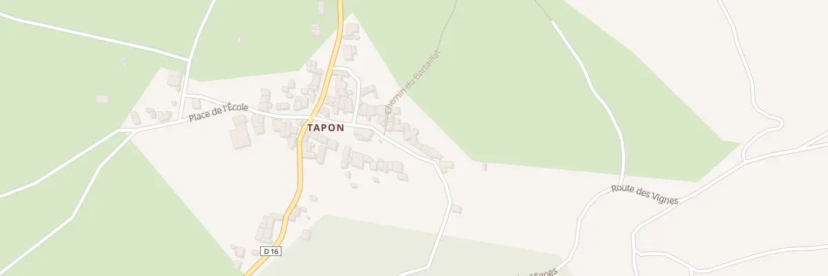 Plan du 5110 Tapon à Saint-Ilpize