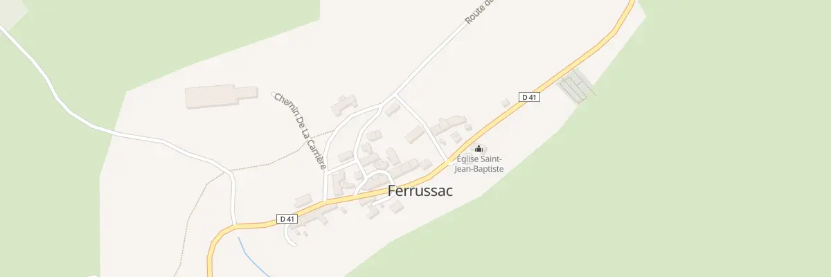 Plan du 5014A Le Bourg à Ferrussac