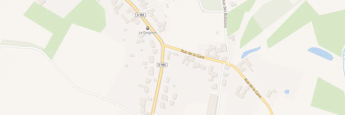 Plan du 20 Rue de la Gare à Lecelles