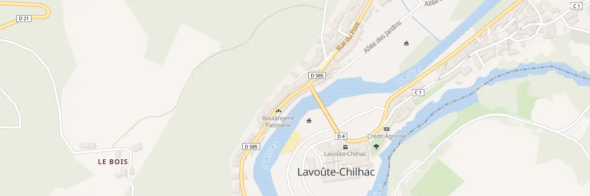 Plan du 5214 Le Bourg à Lavoûte-Chilhac
