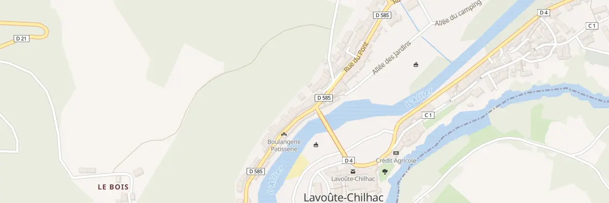 Plan du 5170 Le Bourg à Lavoûte-Chilhac