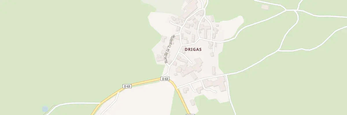 Plan du 5191 Drigas à Hures-la-Parade