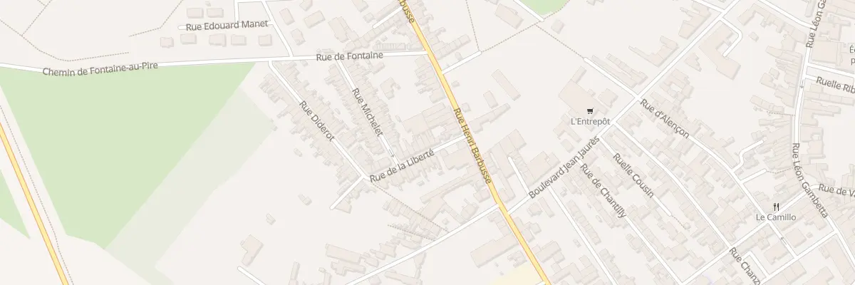 Plan du 8 Rue de la Liberté à Caudry