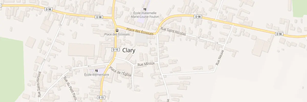 Plan du 2 Rue Asse à Clary