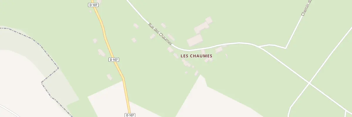 Plan du 12 Rue des Chaumes à Oulon