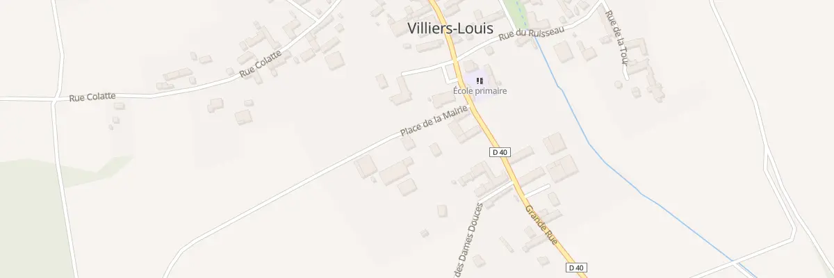Plan du 5 Pl de la Mairie à Villiers-Louis