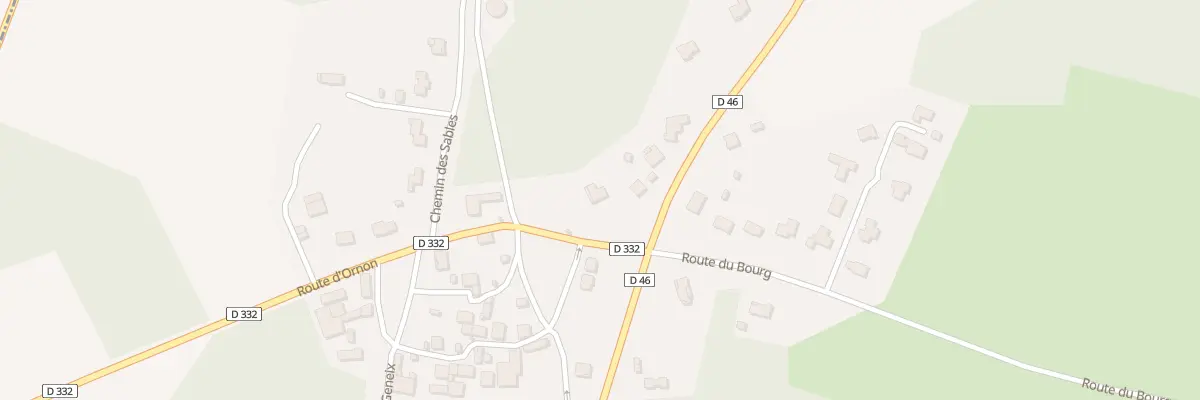 Plan du 2 Rte d’Ornon à Orléat