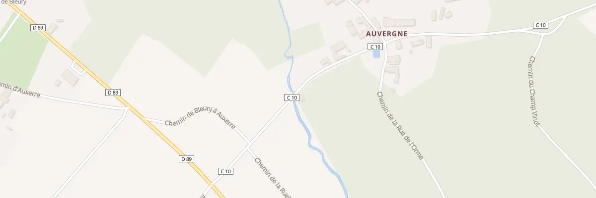 Plan du 290 Auvergne à Poilly-sur-Tholon