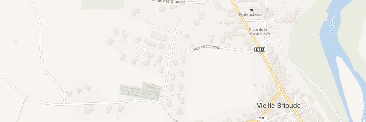 Plan du 21 Rue des Vignes à Vieille-Brioude