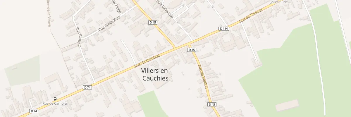 Plan du 7 Rue de Cambrai à Villers-en-Cauchies
