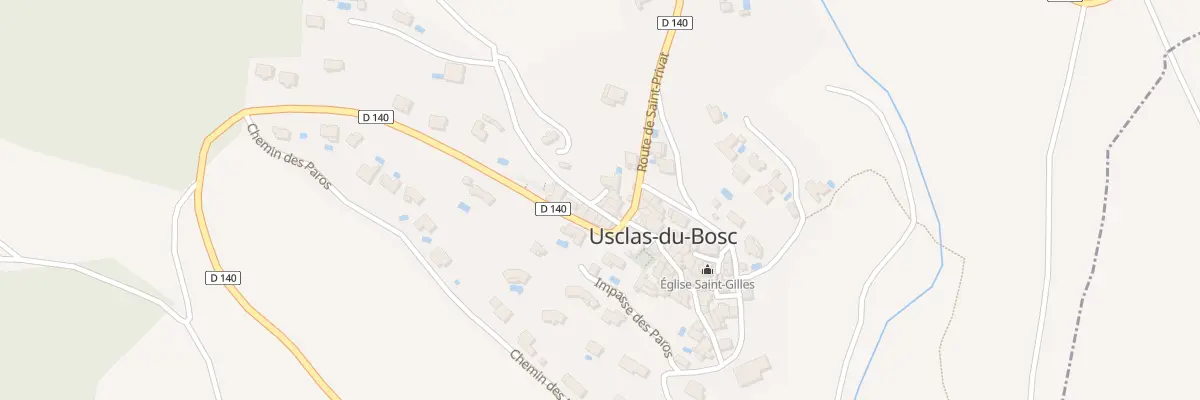 Plan du 2 Rue de la Vierge à Usclas-du-Bosc