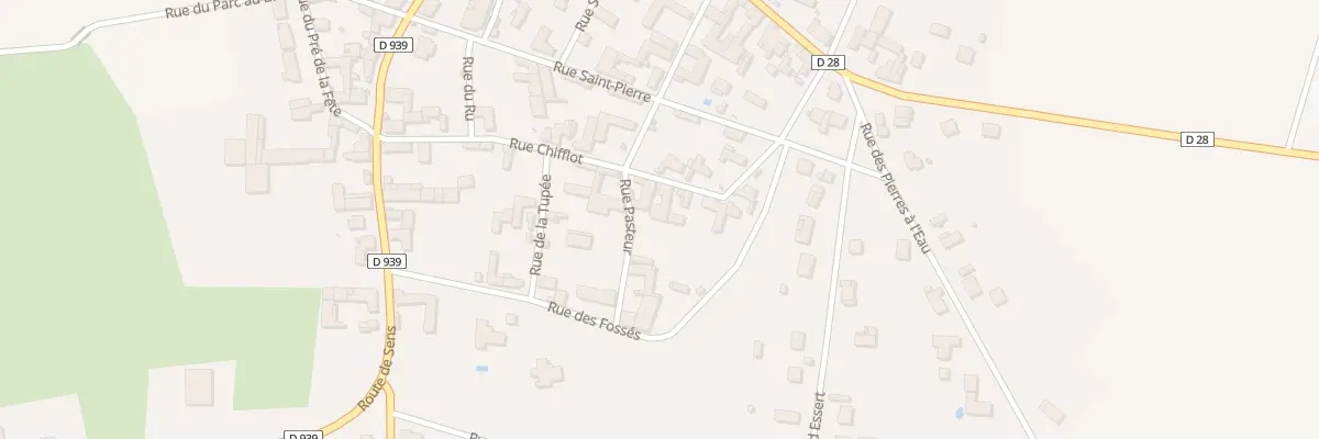 Plan du 13 Rue Chifflot à Thorigny-sur-Oreuse