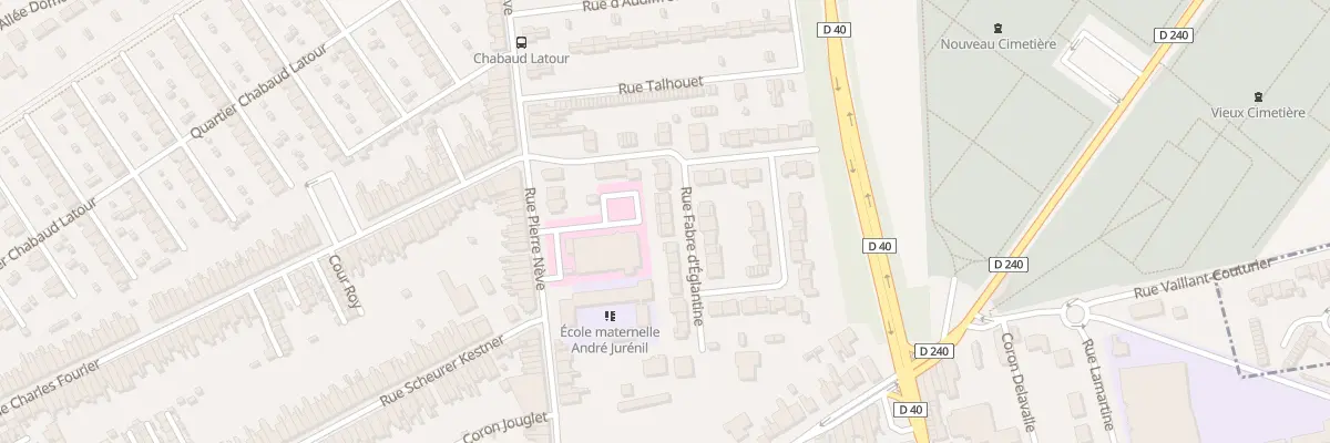 Plan du 9 Rue Fabre d’Eglantine à Denain