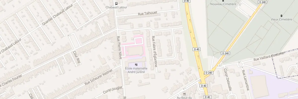 Plan du 13 Rue Fabre d’Eglantine à Denain