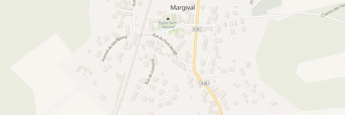 Plan du 1 Rue du Pont Rouge à Margival