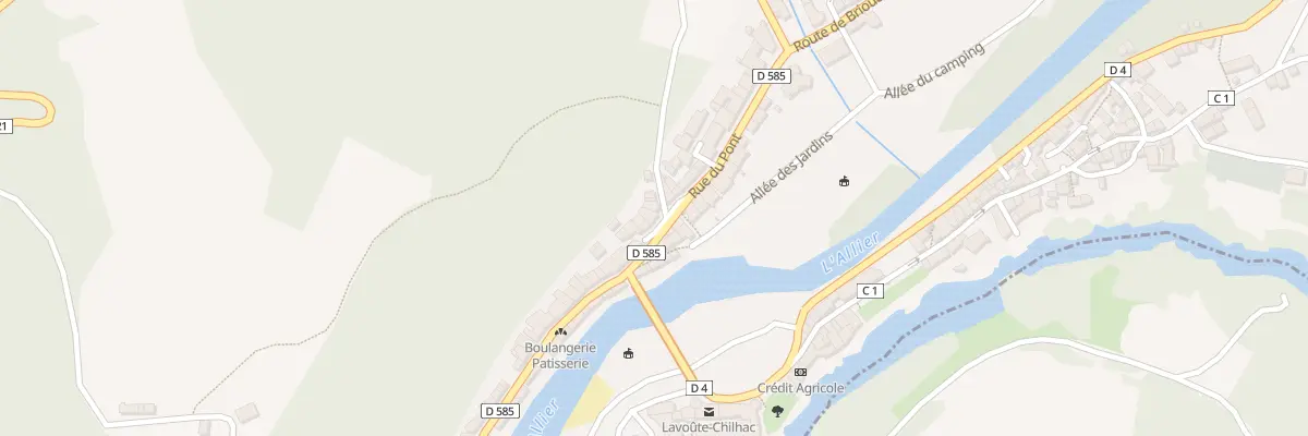 Plan du 5167 Le Bourg à Lavoûte-Chilhac