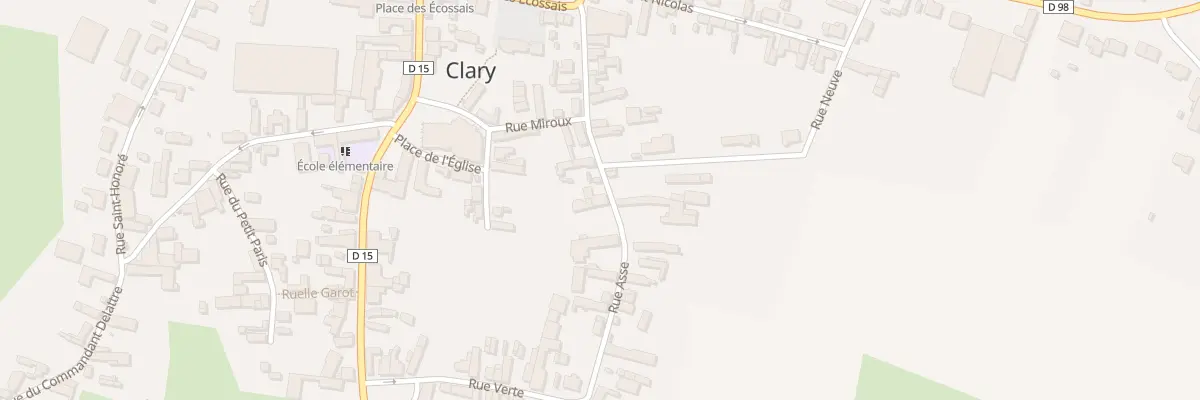 Plan du 10 Rue Asse à Clary