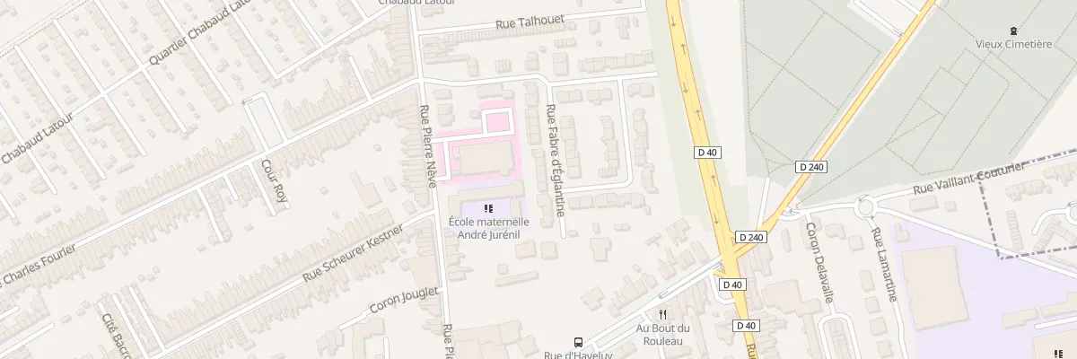 Plan du 19 Rue Fabre d’Eglantine à Denain