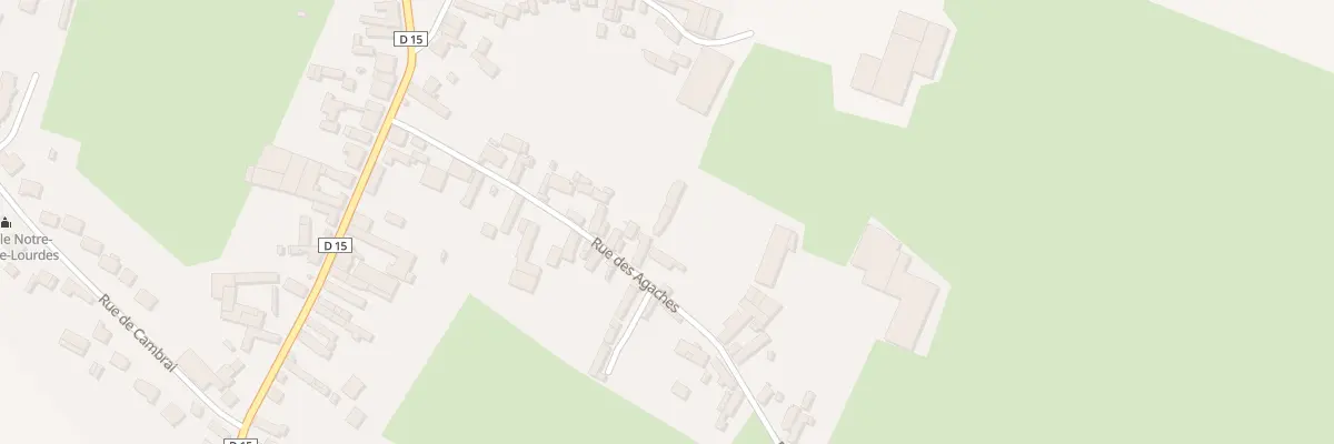 Plan du 17 Rue des Agaches à Clary