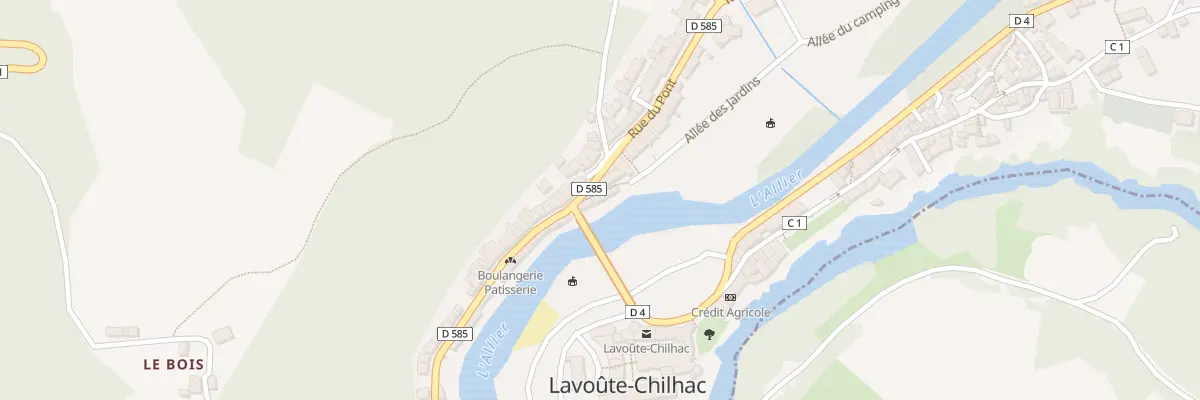 Plan du 5115 Le Bourg à Lavoûte-Chilhac