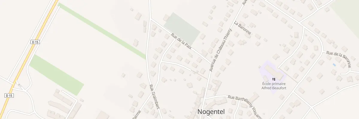 Plan du 5 Rue de la Forte Maison à Nogentel