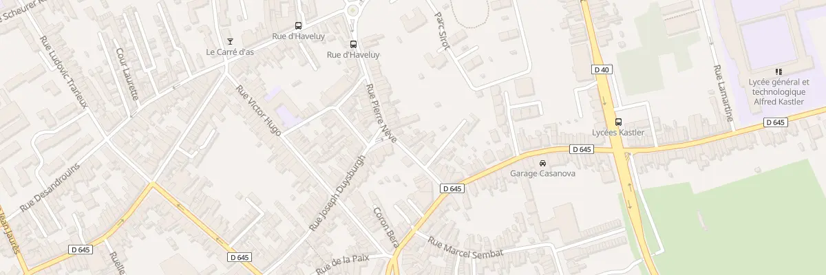 Plan du 64 Rue Pierre Nève à Denain