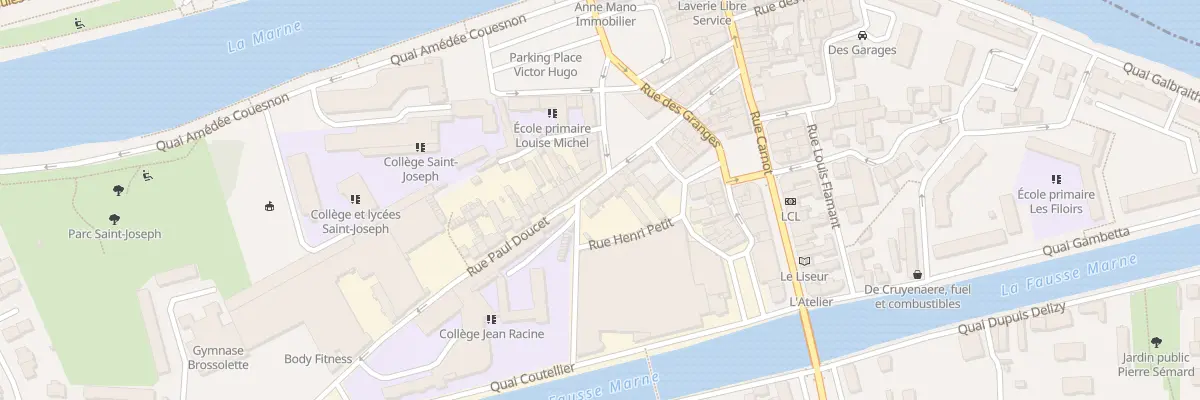 Plan du 22 Rue Paul Doucet à Château-Thierry