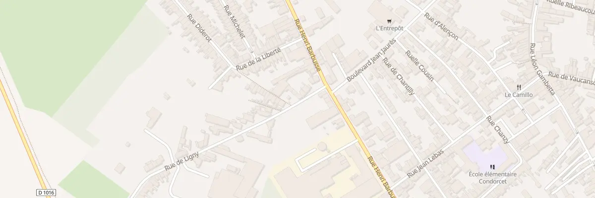 Plan du 12 Rue de Ligny à Caudry