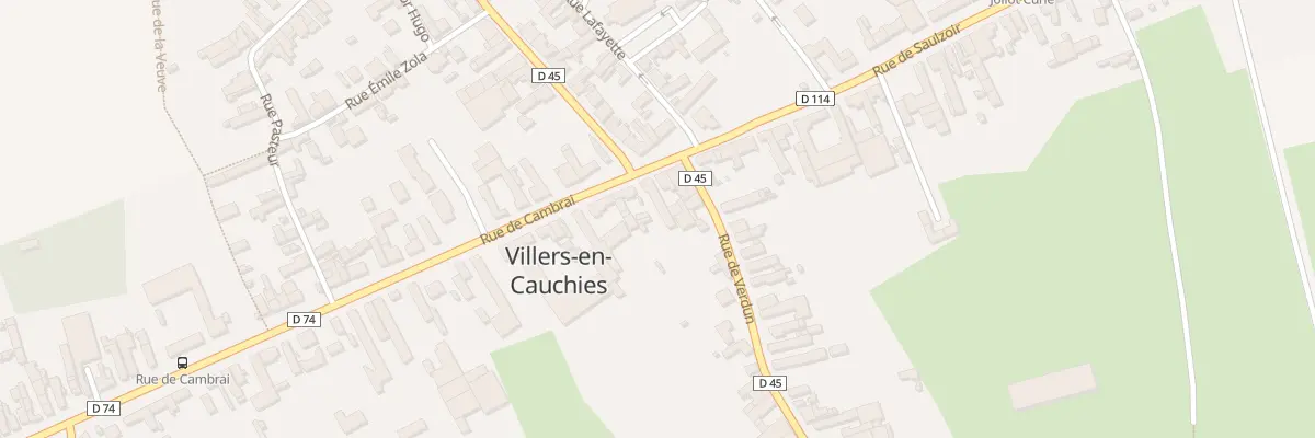 Plan du 5 Rue de Cambrai à Villers-en-Cauchies