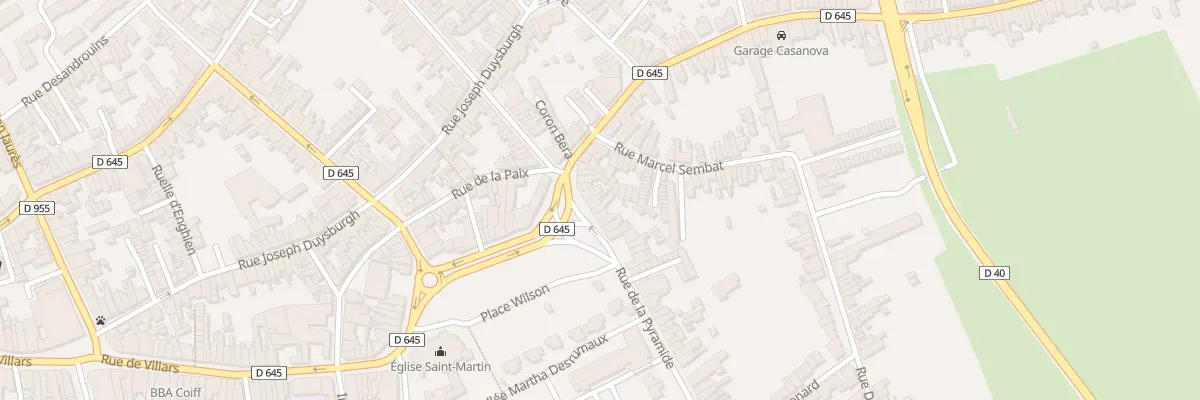 Plan du 15 Rue de la Pyramide à Denain