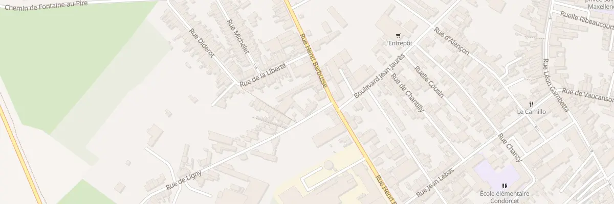 Plan du 8 Rue de Ligny à Caudry