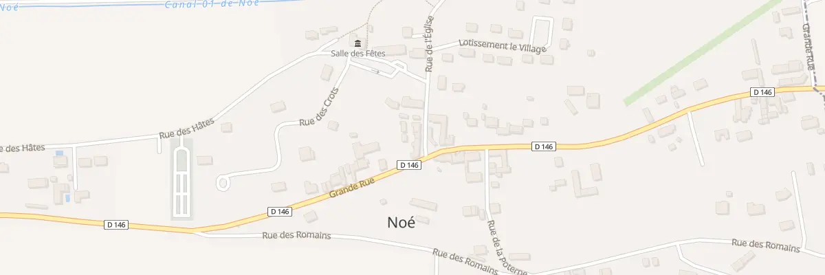 Plan du 3 Rue de l’Eglise à Noé
