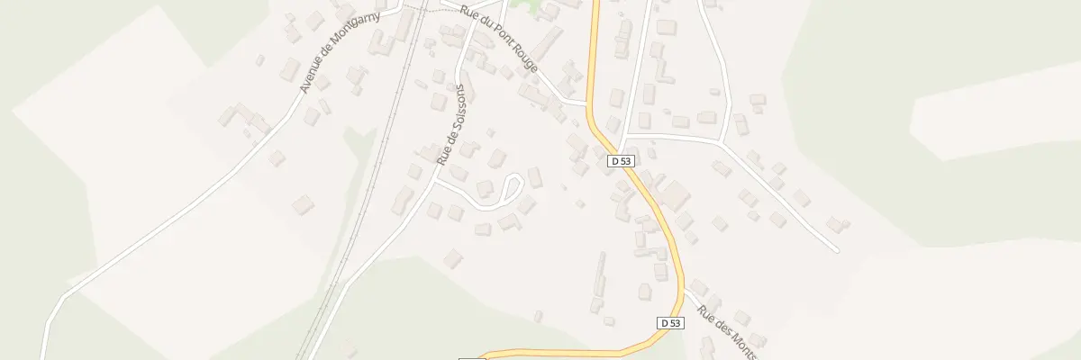 Plan du 6 Rue de Derrière les Clos à Margival