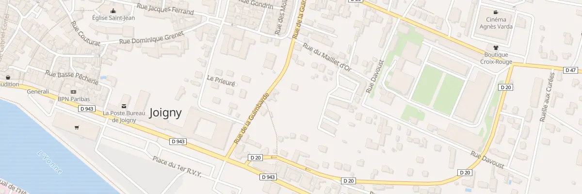 Plan du 2B Rue du Maillet d’Or à Joigny