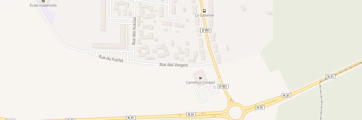 Plan du 291 Rue des Vergers à Venizel