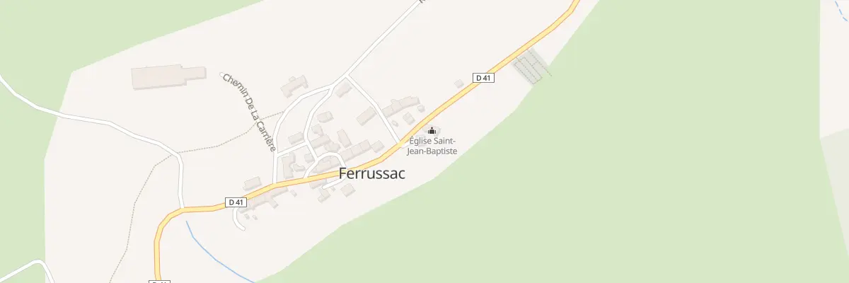Plan du 5021 Le Bourg à Ferrussac