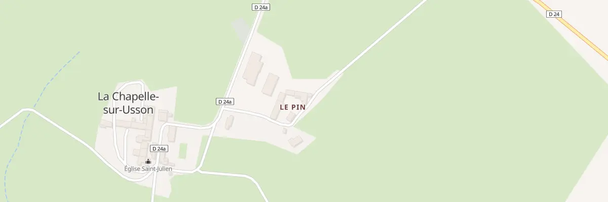 Plan du 5011 Le Pin à La Chapelle-sur-Usson