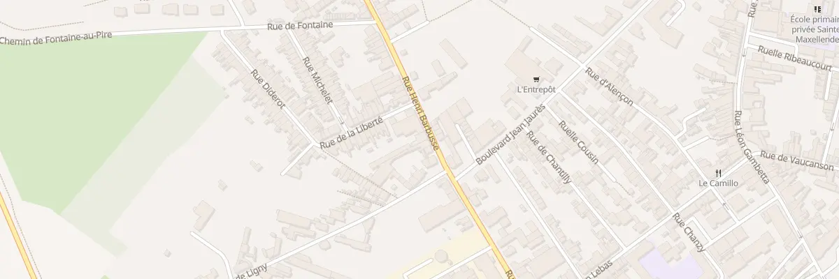 Plan du 153 Rue Henri Barbusse à Caudry