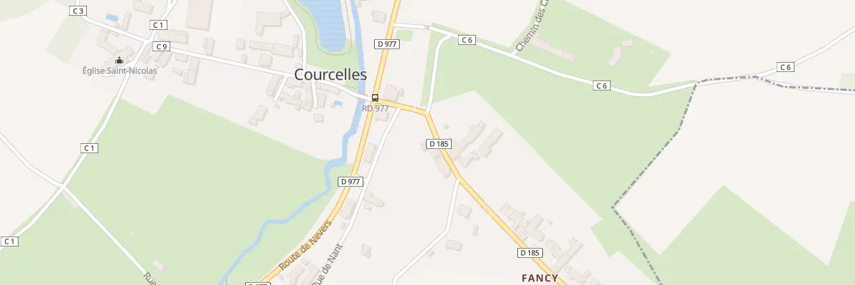 Plan du 42 Fancy à Courcelles