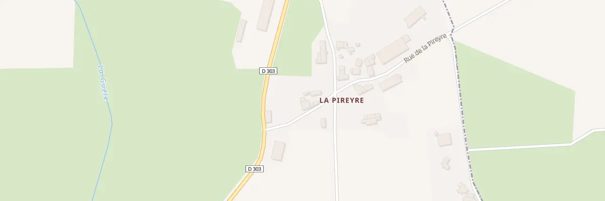 Plan du 5256 La Pireyre à Égliseneuve-près-Billom