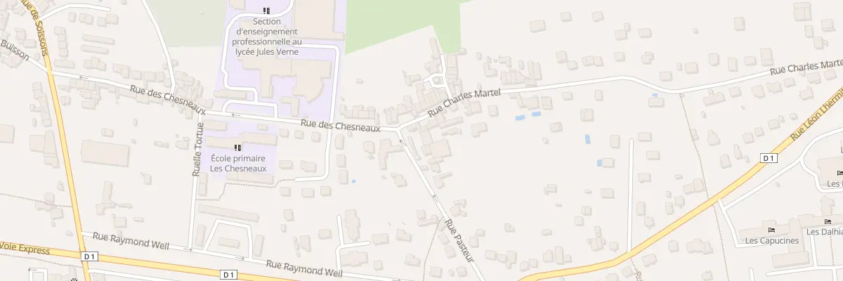 Plan du 15 Rue Pasteur à Château-Thierry