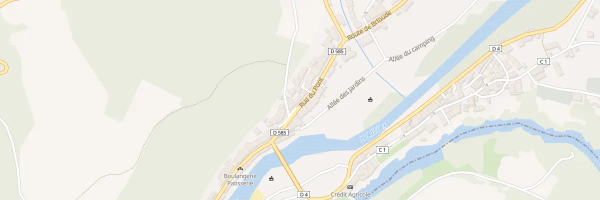 Plan du 5160 Le Bourg à Lavoûte-Chilhac