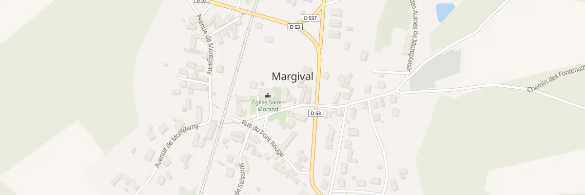 Plan du 2 Rue du Son à Margival