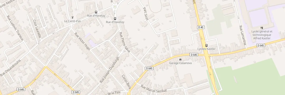 Plan du 56C Rue Pierre Nève à Denain