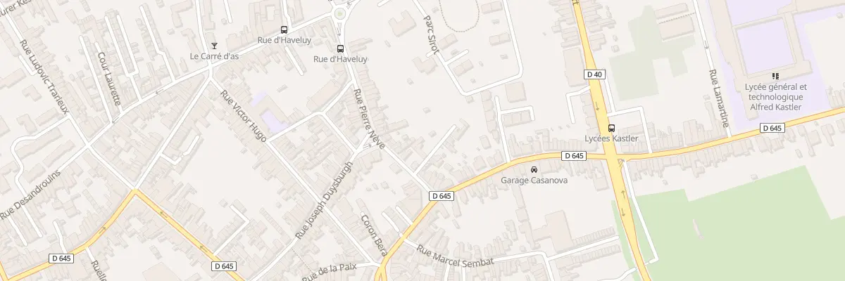 Plan du 56D Rue Pierre Nève à Denain