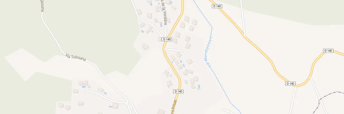 Plan du 22 Rte de Saint Privat à Usclas-du-Bosc
