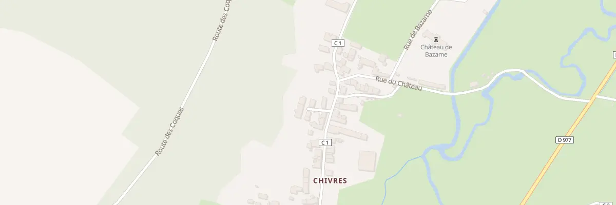 Plan du 150 Chivres à Courcelles